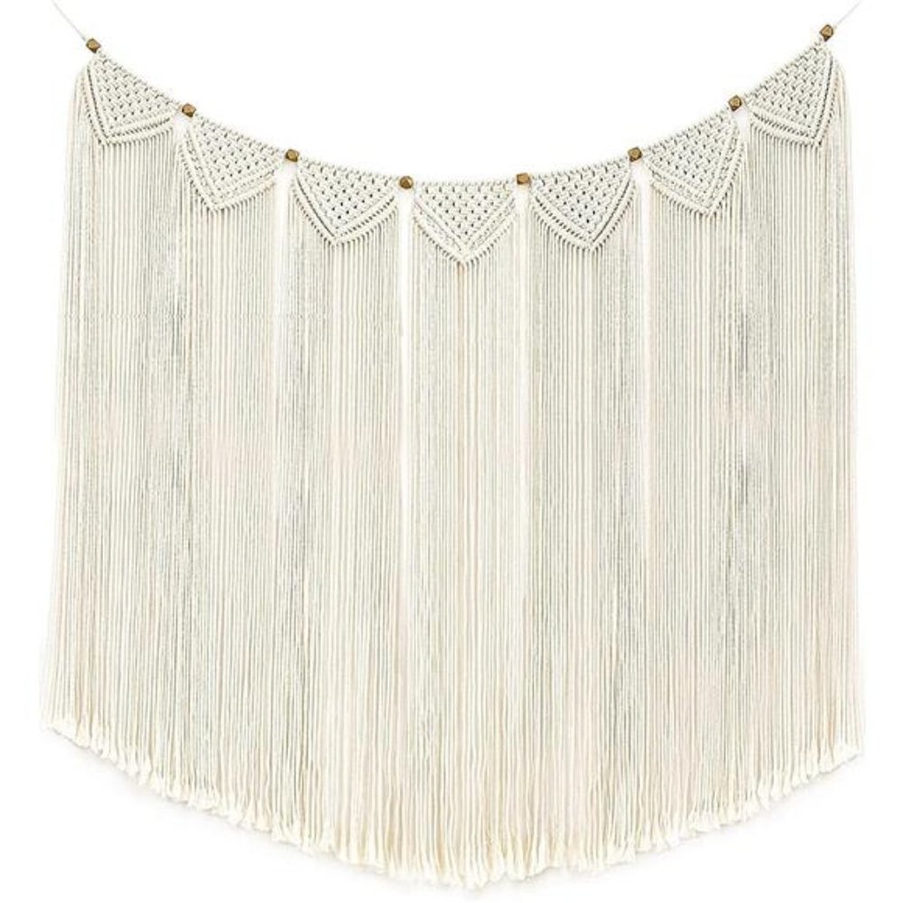 Large Macrame Wall Hanging Boho Tapestry Woven Bohemian Above Bed Wall Decor